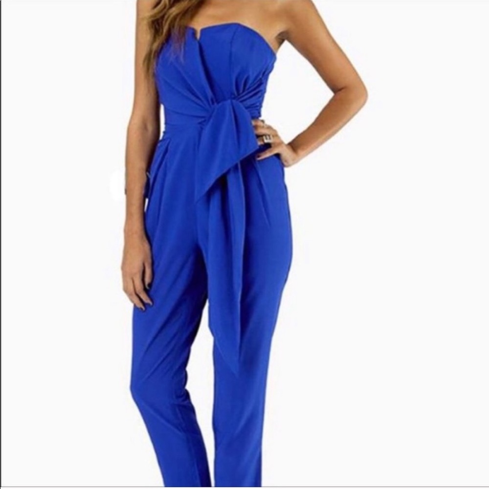 SWEETHEART NECKLINE JUMPSUIT  💙 - Picture 2 of 4